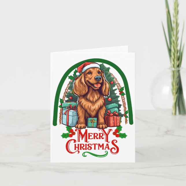 Weihnachten in Irland Karte (Vorderseite)