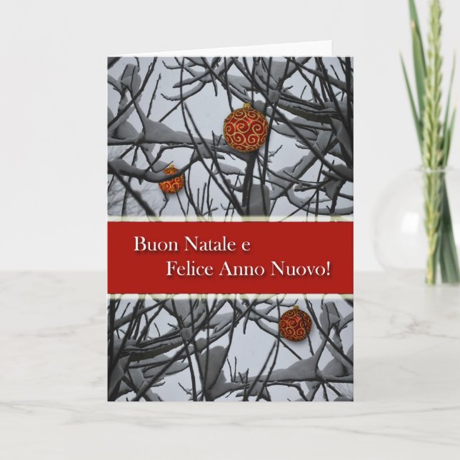 Weihnachten in Italien, Schnee (Vorderseite)