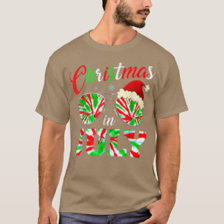 Weihnachten In Juli Weihnachtsmannmütze Gefärbte K T-Shirt