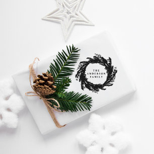 Weihnachten in Kärnten, modern und elegant Gummistempel
