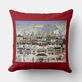 "Weihnachten" in Leavenworth, Washington Kissen