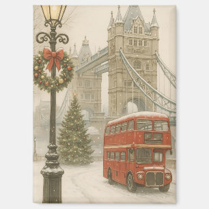 Weihnachten in London Geschenk für Reisende Feie Magnet