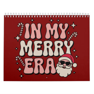 Weihnachten in meiner fröhlichen Ära Cute Groovy X Kalender