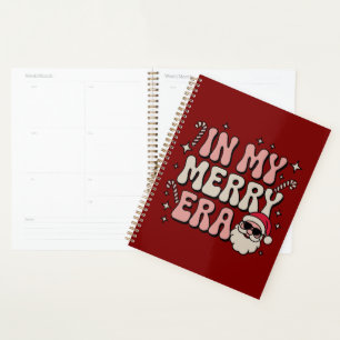 Weihnachten in meiner fröhlichen Ära Cute Groovy X Planer