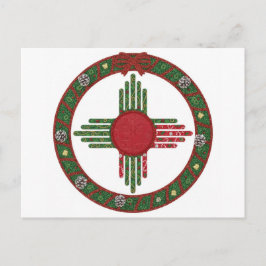 Weihnachten in New Mexico Einladungspostkarte