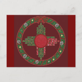 Weihnachten in New Mexico Einladungspostkarte