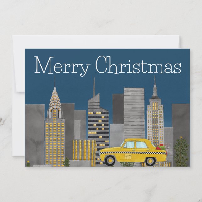 Weihnachten in New York City individuell anpassbar (Vorderseite)