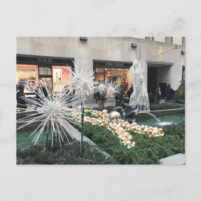 Weihnachten in New York City Rockefeller Center Ca (Vorderseite)