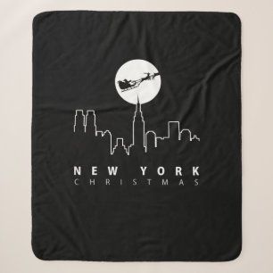 Weihnachten in New York City Sherpadecke