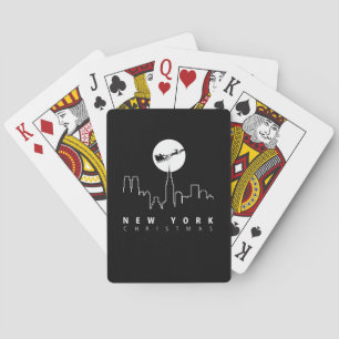 Weihnachten in New York City Spielkarten