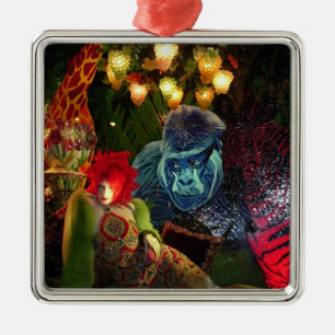 Weihnachten in New York Display Ornament Aus Metall