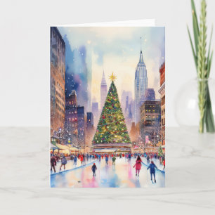 Weihnachten in New York Karte