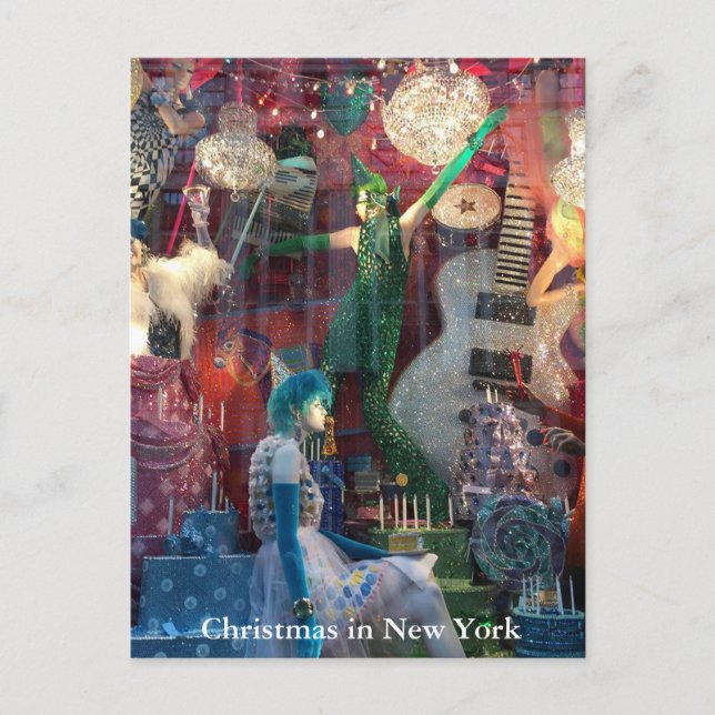 Weihnachten in New York Post Card (Vorderseite)
