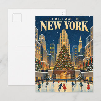 Weihnachten in New York Vintage Reise Retro