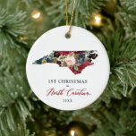 Weihnachten in North Carolina Personalisierter Sta Keramik Ornament<br><div class="desc">1. Weihnachten in North Carolina Personalisierten Staat Keramik Ornament. Personalisieren Sie Ihre persönlichen Daten sowohl auf der Vorder- als auch auf der Rückseite.</div>