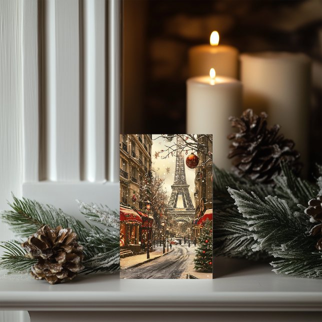 Weihnachten in Paris: Festlicher Eiffelturm Boulev (Von Creator hochgeladen)