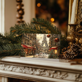 Weihnachten in Paris: Festlicher Eiffelturm Boulev