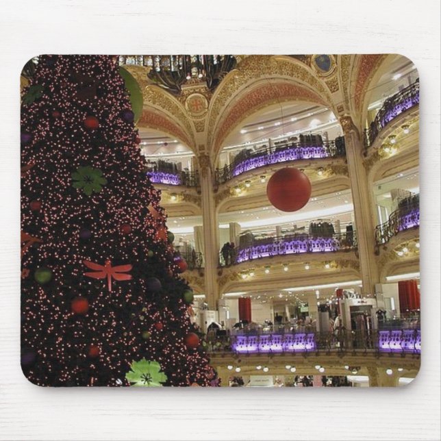 Weihnachten in Paris Mouse Pad Mousepad (Vorne)