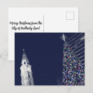 Weihnachten in Philadelphia mit anpassbarem Text
