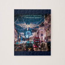 Weihnachten in Regent Street, Großbritannien, Lond