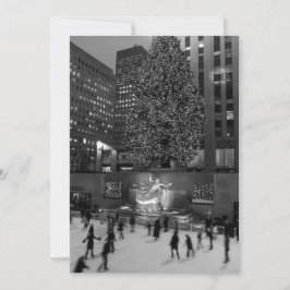 Weihnachten in Rockefeller | Blank Einladung
