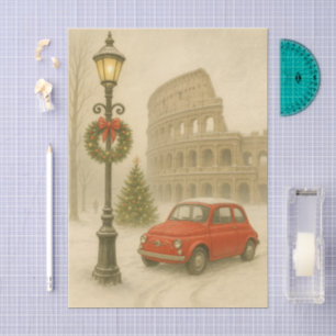 Weihnachten in Rom Italien – Weihnachtskunst, Weih Seidenpapier