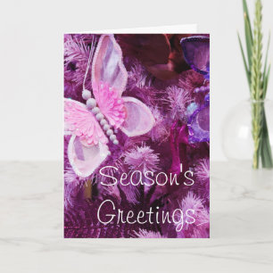 Weihnachten in rosa und Lila