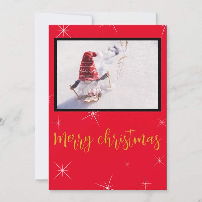 Weihnachten in Rot und Foto (Vorderseite)