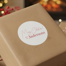 Weihnachten in Rot und Weiß von Familienname
