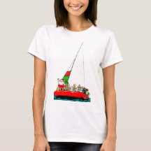 Weihnachten in Sailboat Ich würde lieber segeln