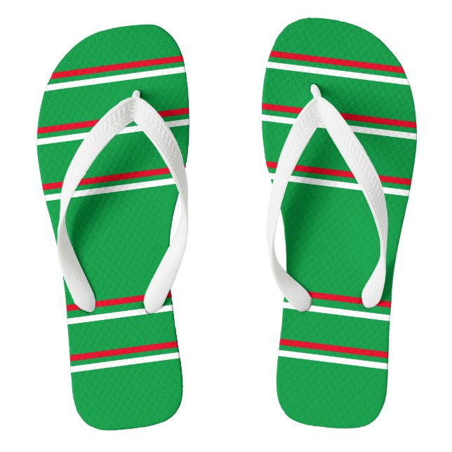 Weihnachten in San Diego Pair von Flip Flops (Fußbett)