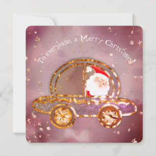 Weihnachten in seinem Auto Einladung