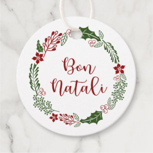 Weihnachten in Sizilien, Bon Natali, Custom Geschenkanhänger