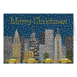 Weihnachten in Snowy New York City individuell anp
