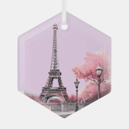 Weihnachten in Soft Pink geformt Ornament Aus Glas