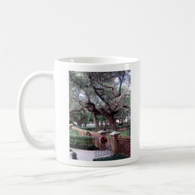 Weihnachten in St. Augustine Kaffeetasse (Links)