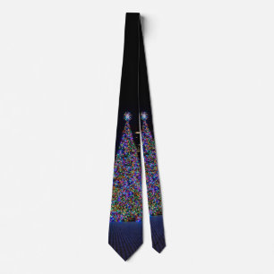 Weihnachten in Warren Park Night Neck Tie Krawatte