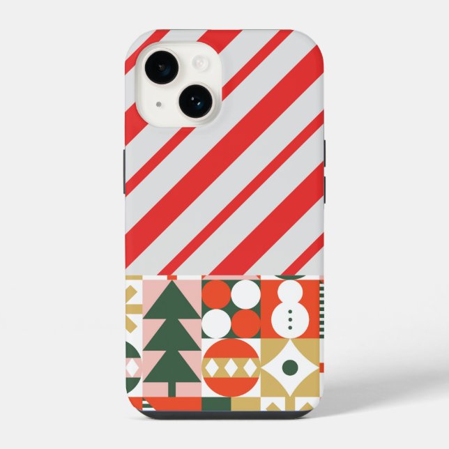 Weihnachten iPhone 14 Hülle (Rückseite)