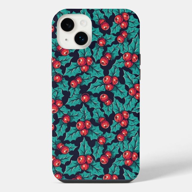 Weihnachten iPhone 14 Plus Hülle (Rückseite)
