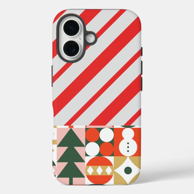 Weihnachten iPhone 16 Hülle (Rückseite)