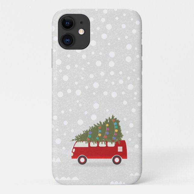 Weihnachten iPhone Case (Rückseite)