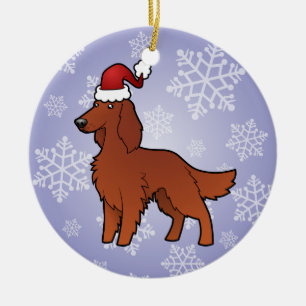 Weihnachten irisch/Englisch/Setzer Gordons/R&W Keramikornament