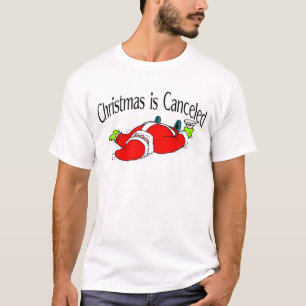Weihnachten ist abgesagt betrunkener Weihnachtsman T-Shirt