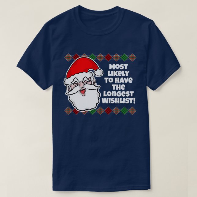Weihnachten ist am wahrscheinlichsten... Joke T -  T-Shirt (Design vorne)