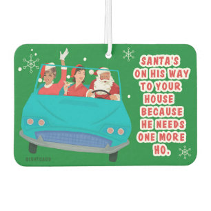 Weihnachten ist auf dem Weg zu Ihrem Haus - Weihna Autolufterfrischer