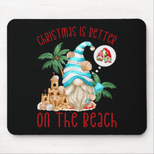 Weihnachten ist besser am Strand - Lustiger Xmas G Mousepad