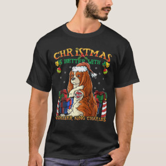 Weihnachten ist besser mit einem König Charles Spa T-Shirt