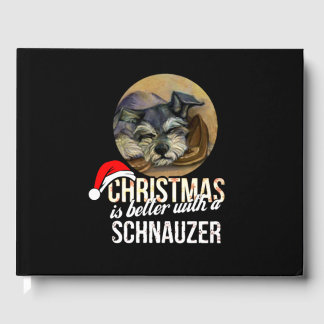 Weihnachten ist besser mit Schnauzer Gästebuch