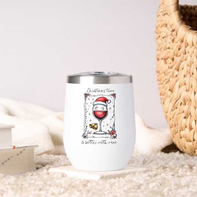 Weihnachten ist besser mit Wein (Wohnzimmer (gedreht))