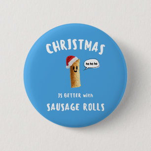 WEIHNACHTEN IST BESSER mit WURSTBRÖTCHEN Button